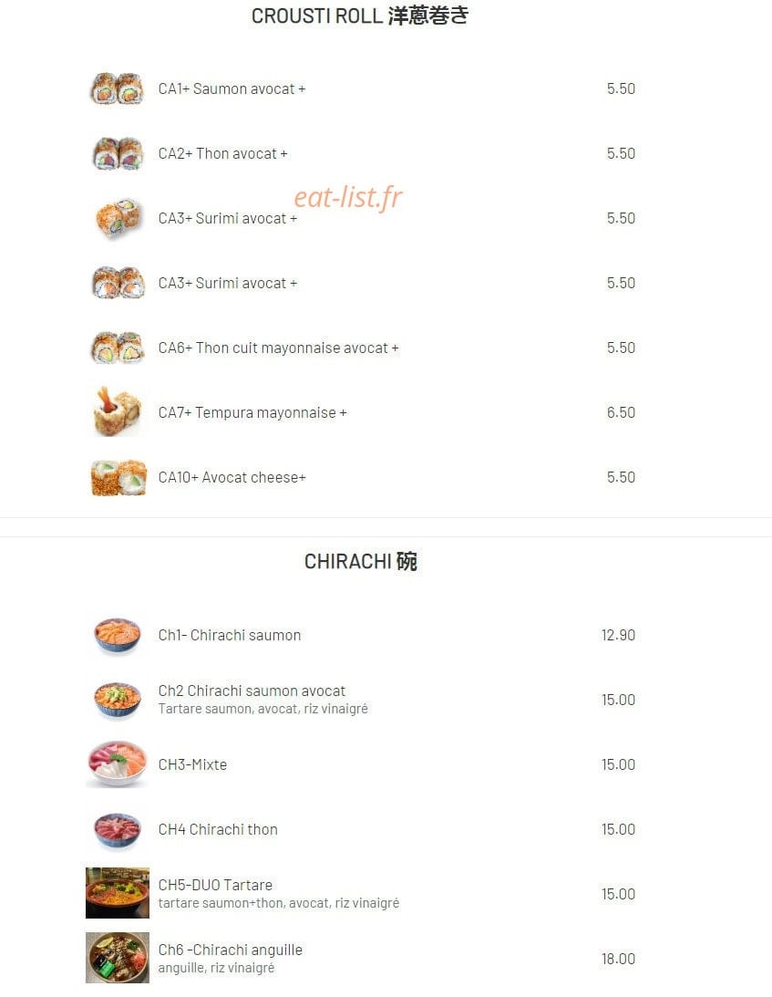 Burijji — carte page 6