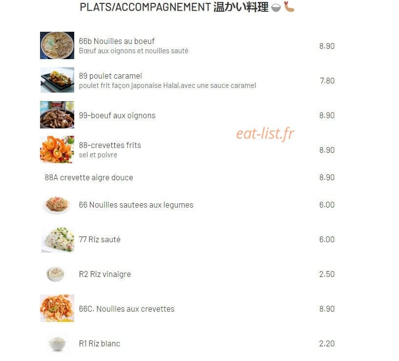 Burijji — carte page 10