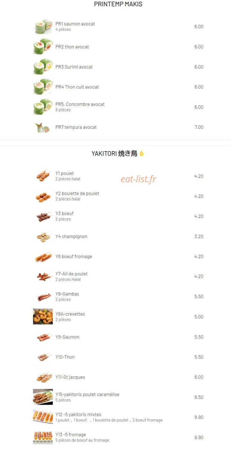 Burijji — carte page 9