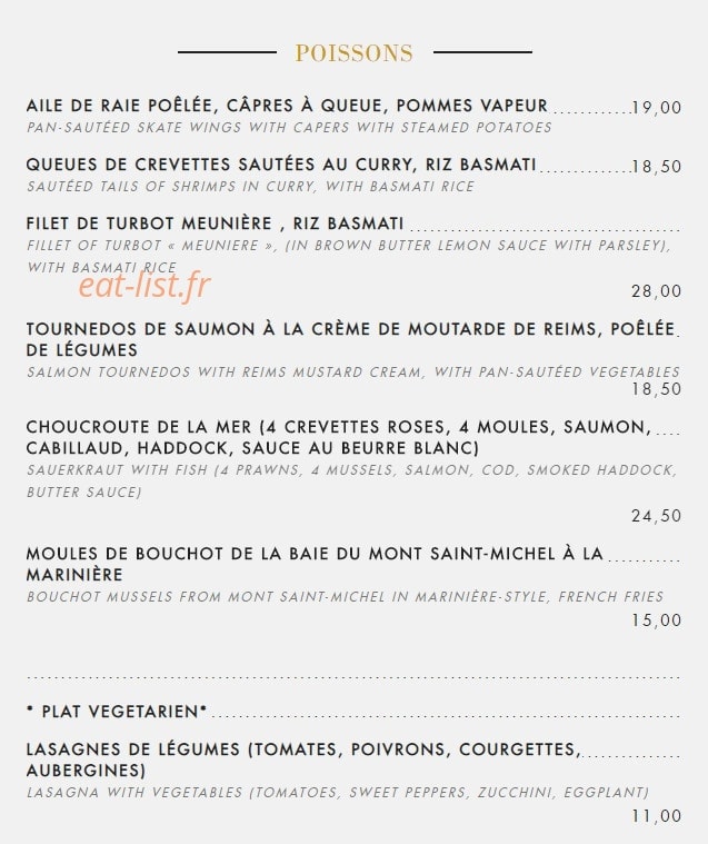 Café de la Paix — carte page 4