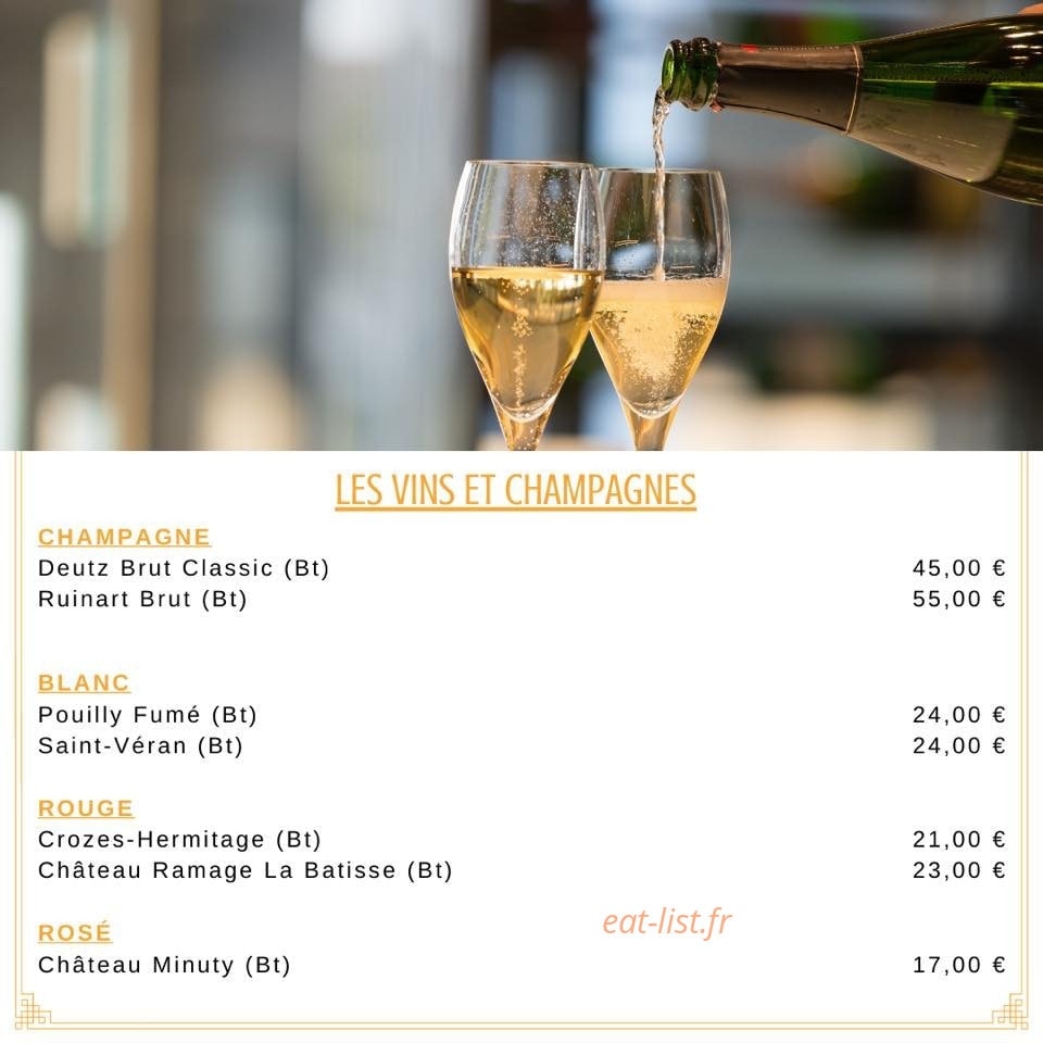 Café de la Paix — carte page 10