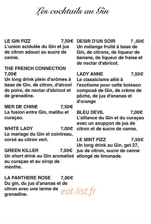 Café de Reims — carte page 1