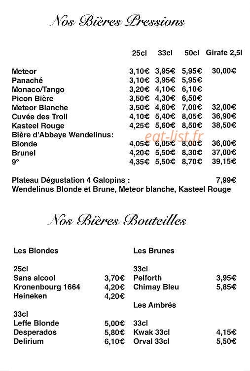 Café de Reims — carte page 2