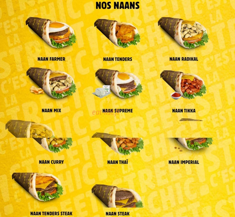 Chicken Street — carte page 1