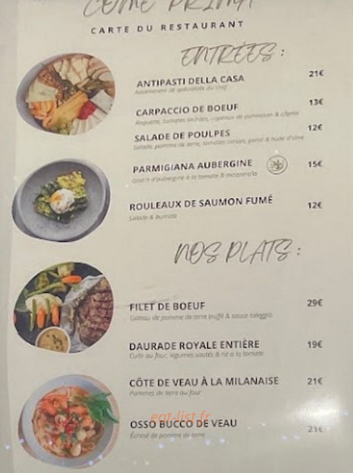 Come Prima — carte page 2