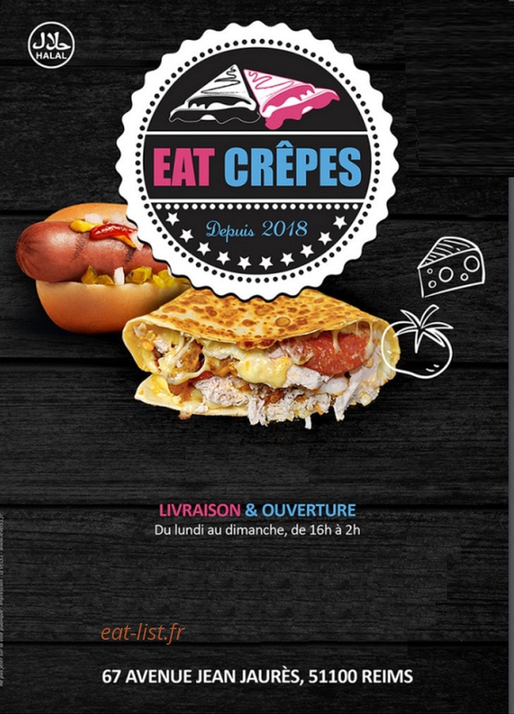 Eat Crêpes — carte page 1