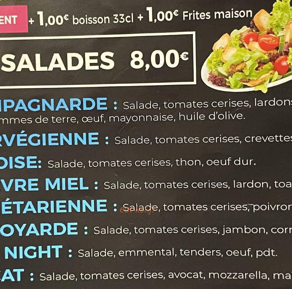 Eat Night — carte page 4