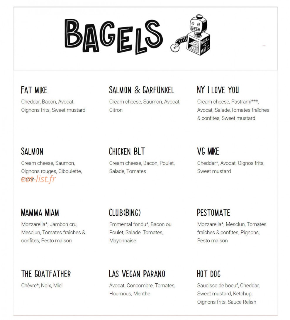 Emilie's — carte page 2