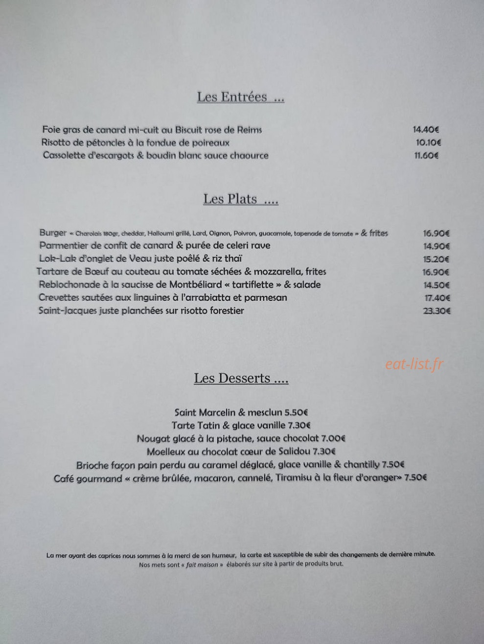 Epices et tout — carte page 1