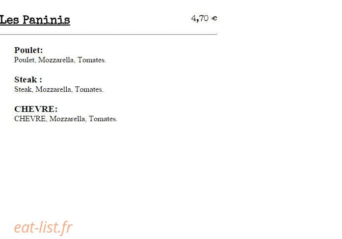 Frite a french — carte page 4