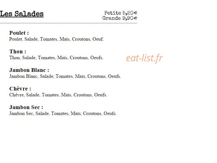 Frite a french — carte page 5