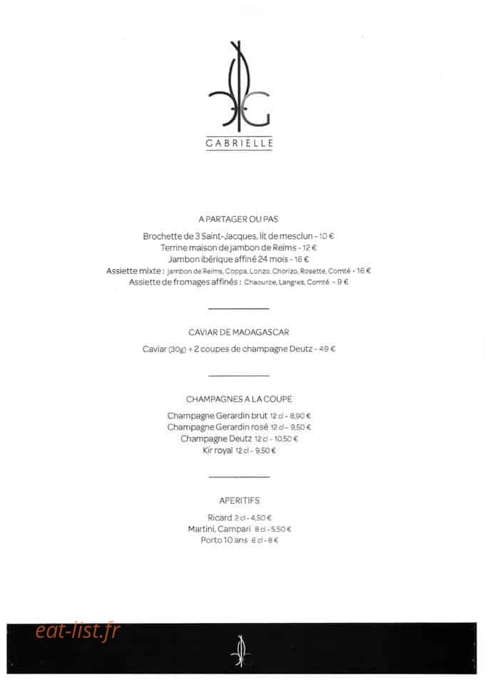 Gabrielle — carte page 1
