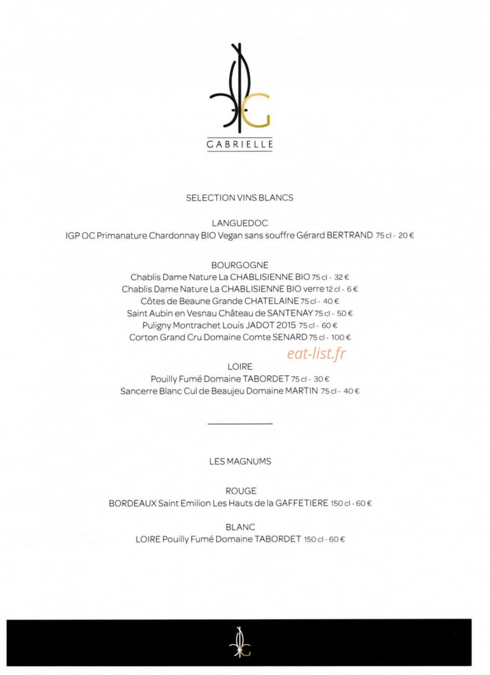 Gabrielle — carte page 3