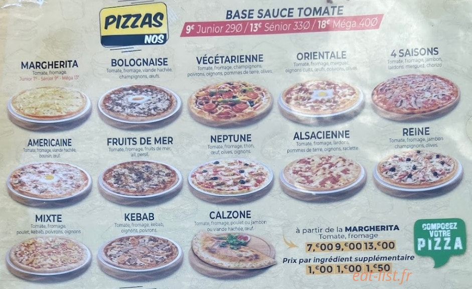 Gambetta  Food — carte page 3
