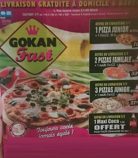 Gokan fast — carte page 1