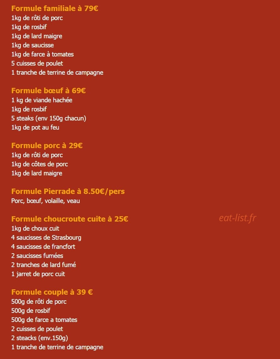 Gourmets et Gourmands — carte page 1