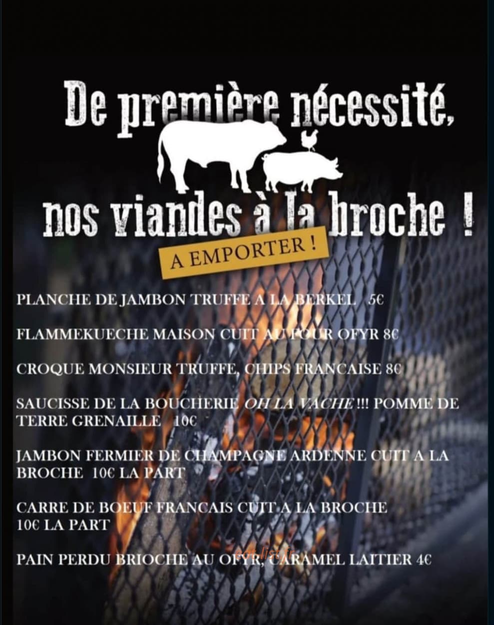 Gueuleton — carte page 1