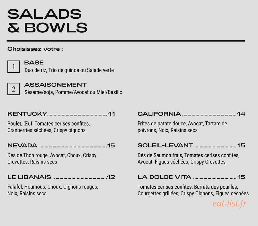 Harry’s — carte page 4