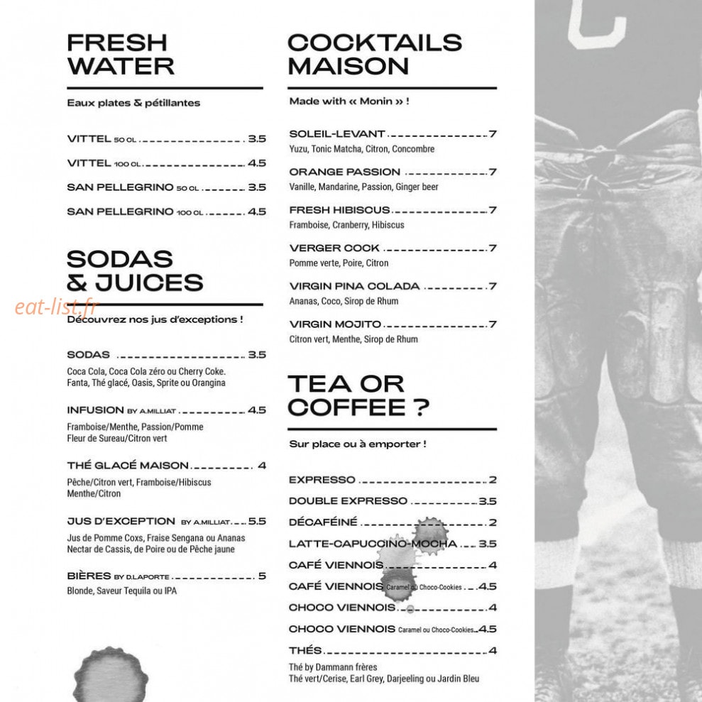 Harry’s — carte page 7