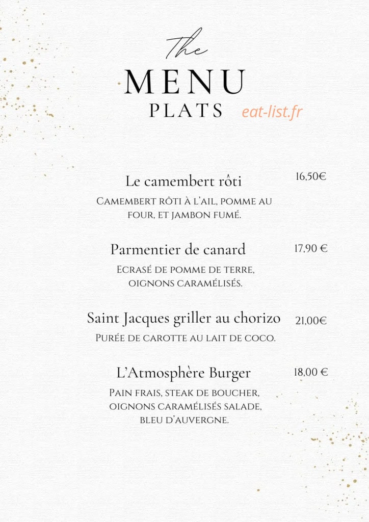 L'Atmosphère — carte page 2