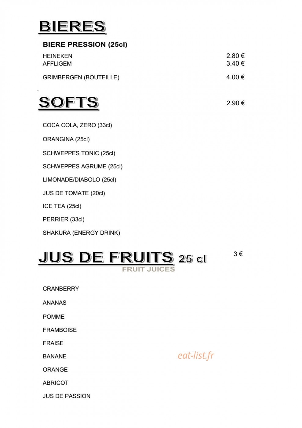 L'Effervescence — carte page 10