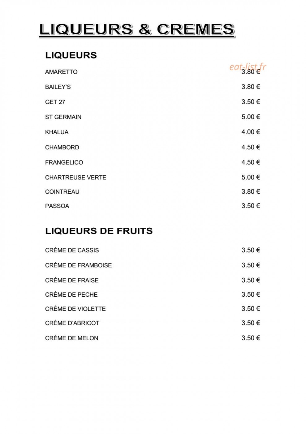 L'Effervescence — carte page 9