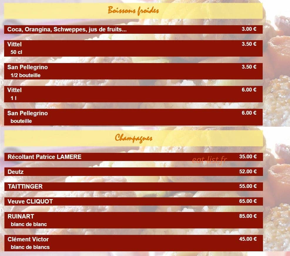 L'Oriental — carte page 3