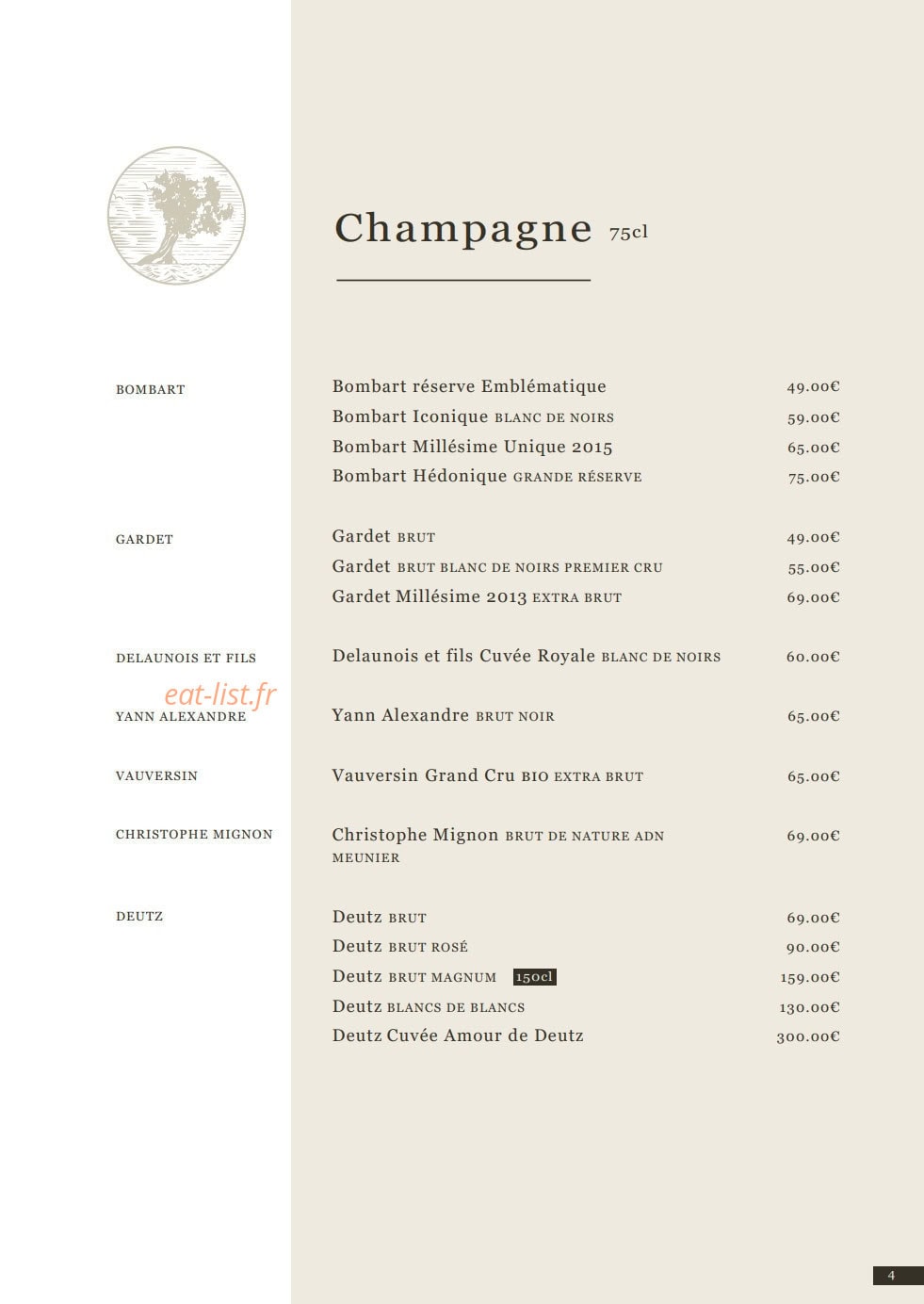 La Cucina di Fossati — carte page 2