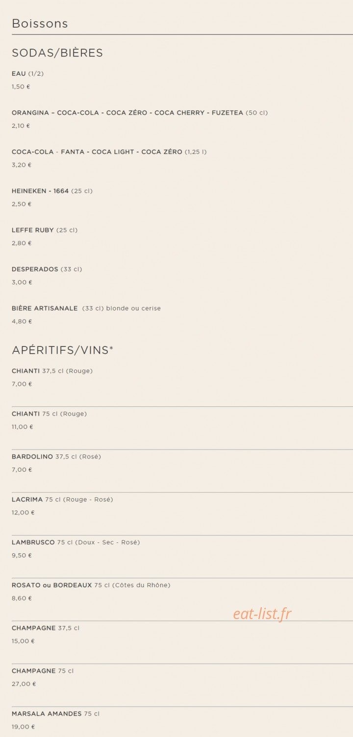 La Mama — carte page 9