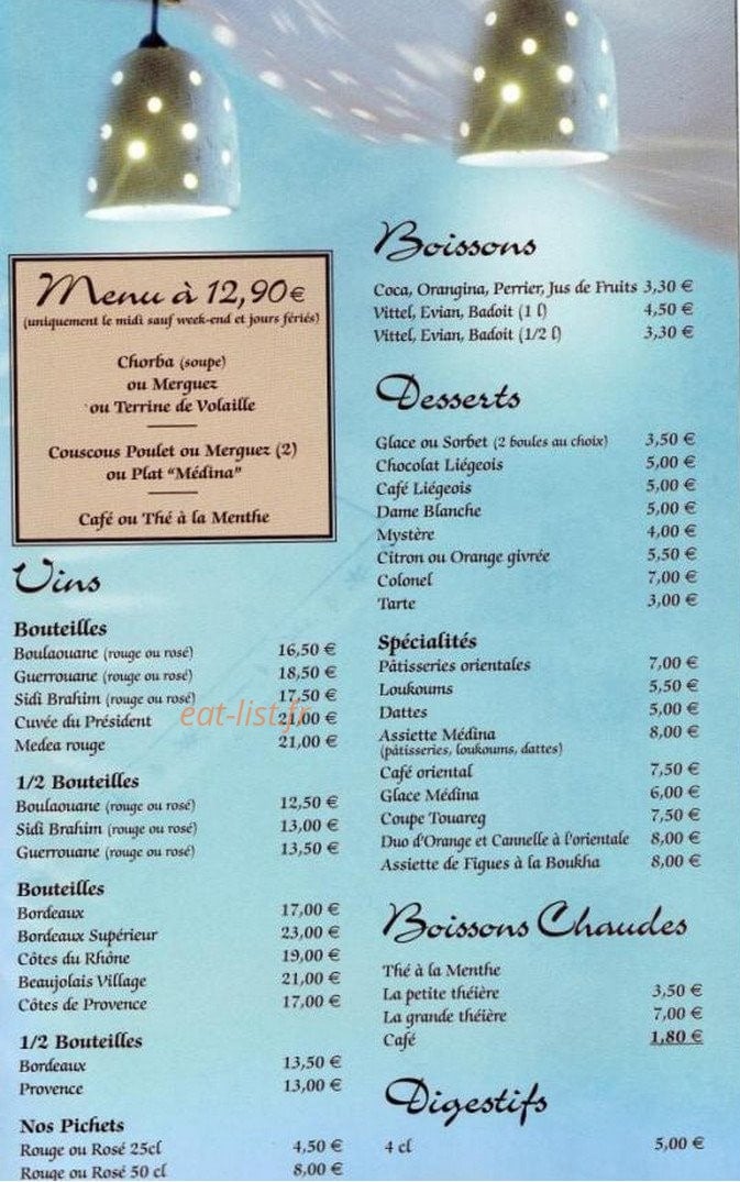 La Medina — carte page 3
