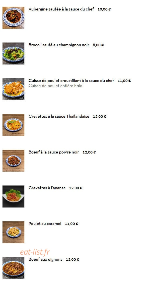La Mian — carte page 5