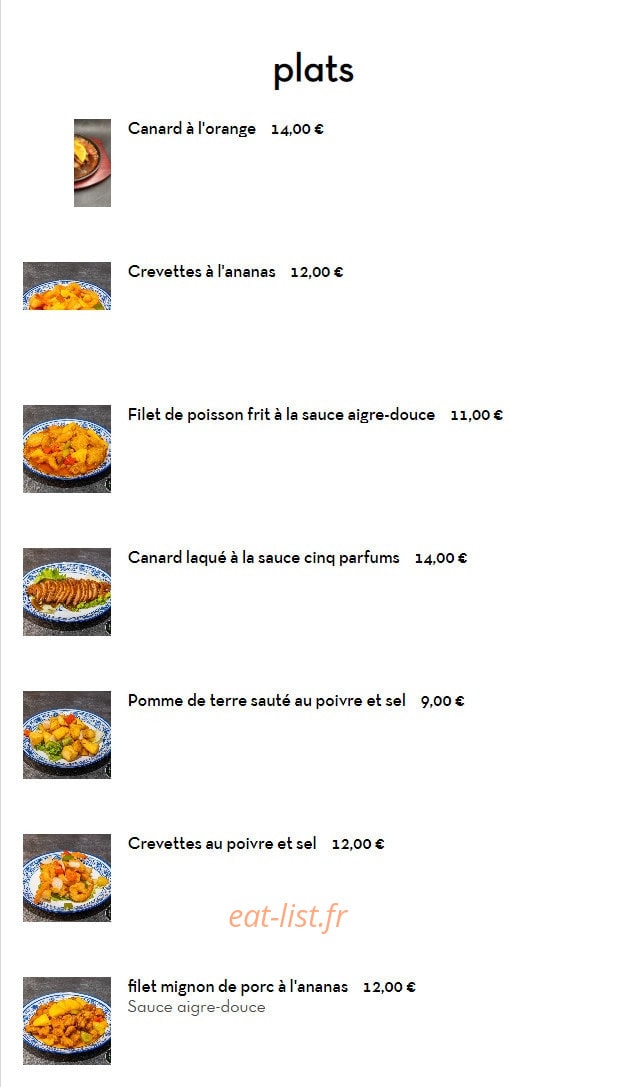 La Mian — carte page 4