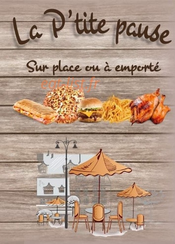La P"tite pause — carte page 1