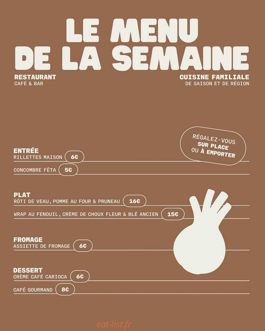 Le Bouillon Rémois — carte page 1