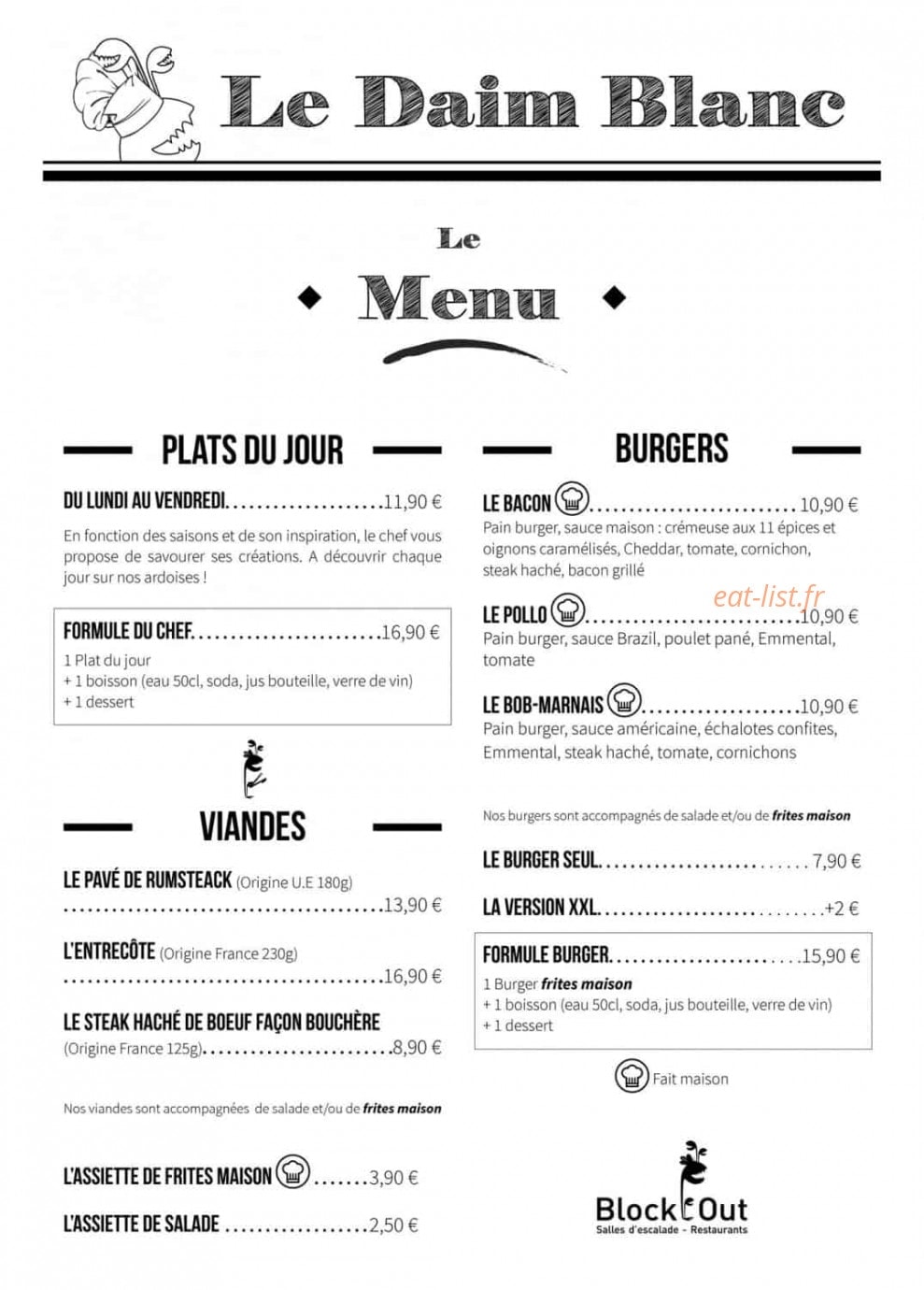 Le daim blanc — carte page 2