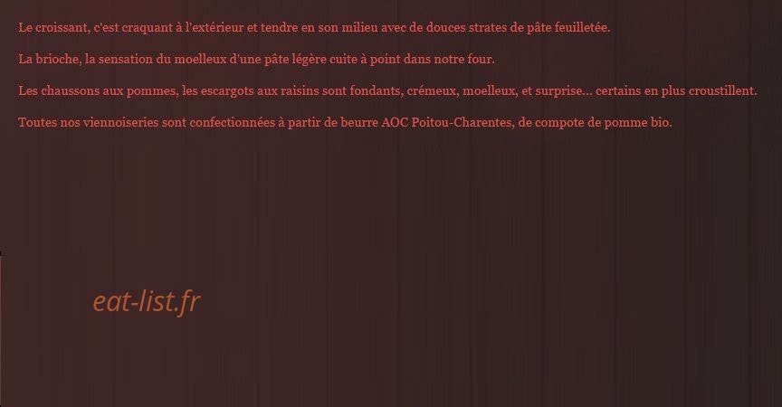 Le Four à Bois — carte page 6