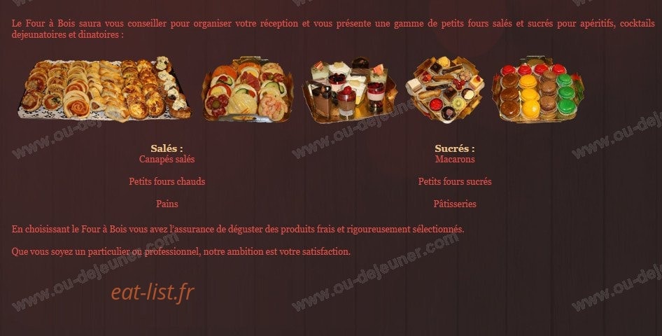 Le Four à Bois — carte page 4