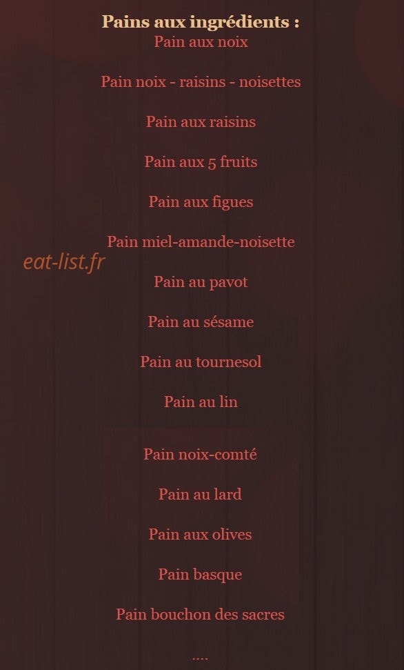Le Four à Bois — carte page 2