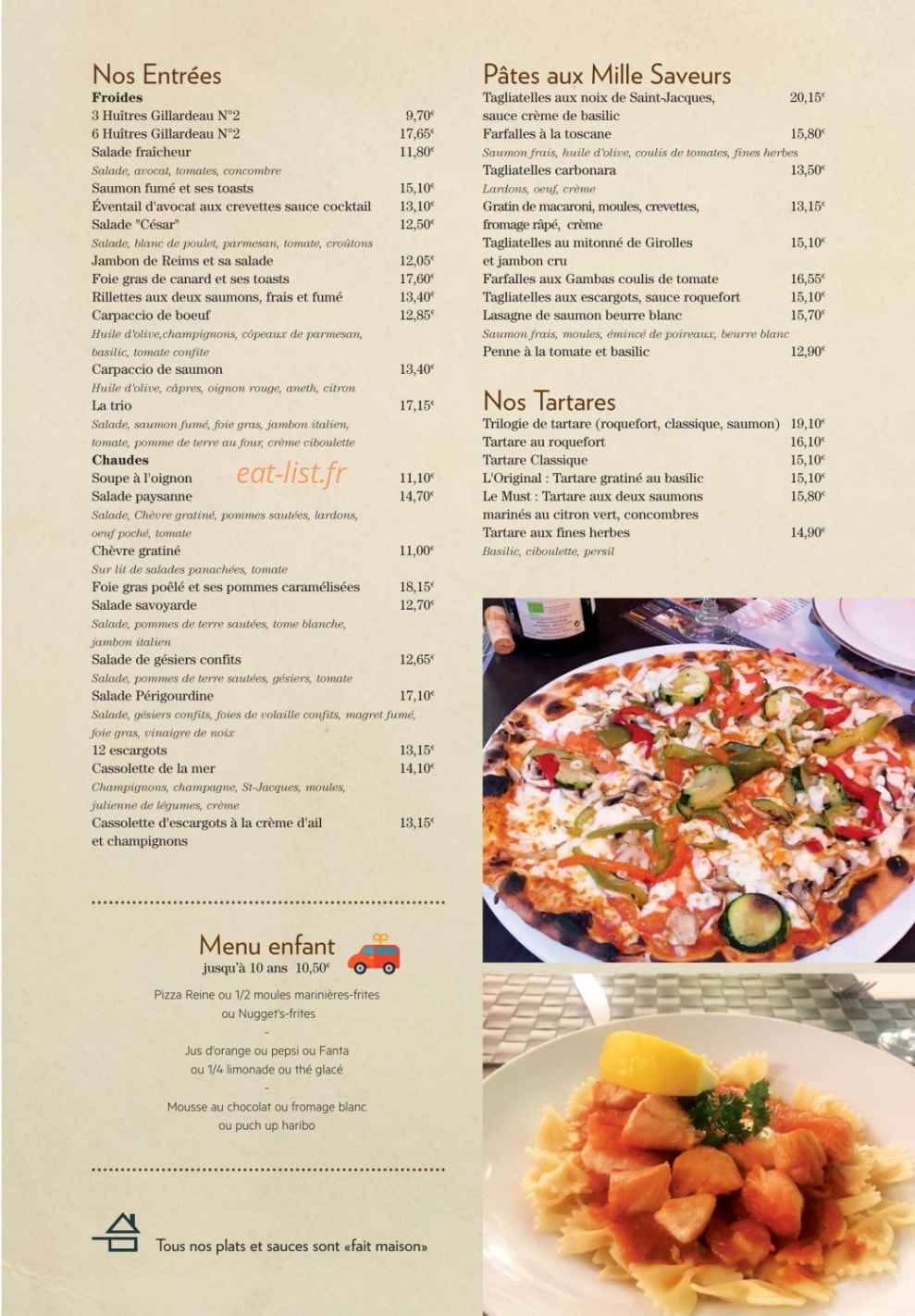 Le Grand Café — carte page 2