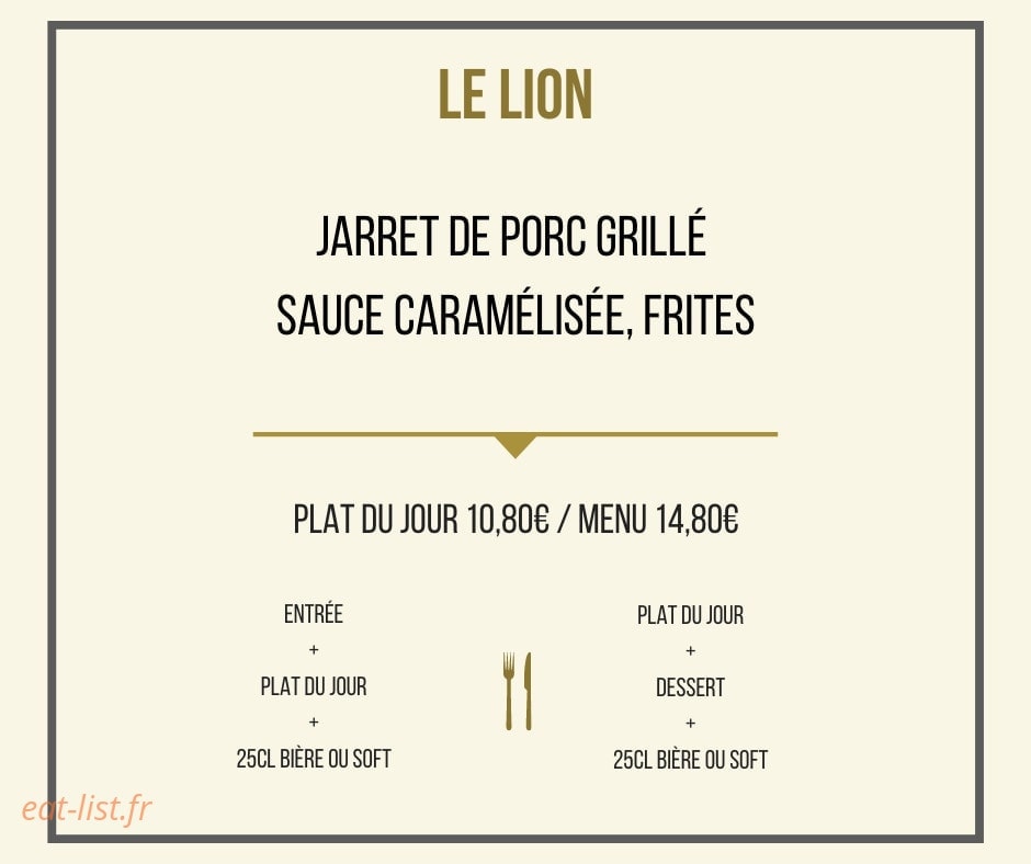Le Lion de Belfort — carte page 1