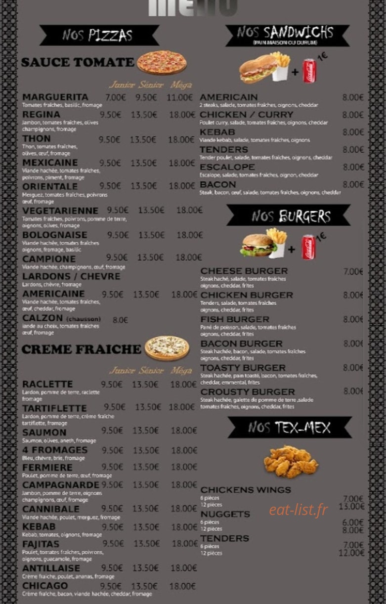 Le P'tit Plat — carte page 2