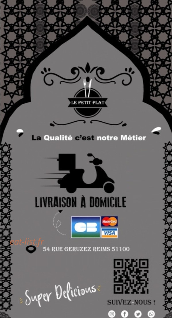 Le P'tit Plat — carte page 1