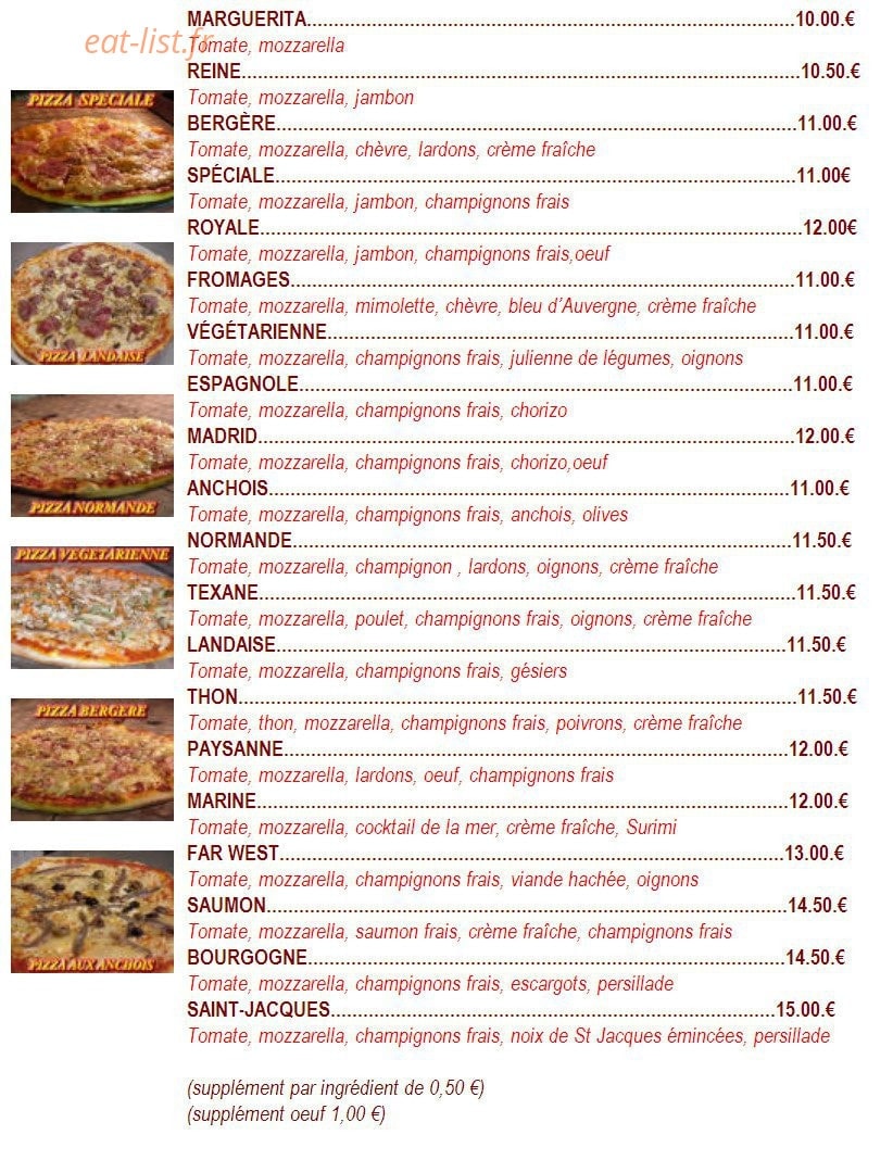 Le Piazza — carte page 1