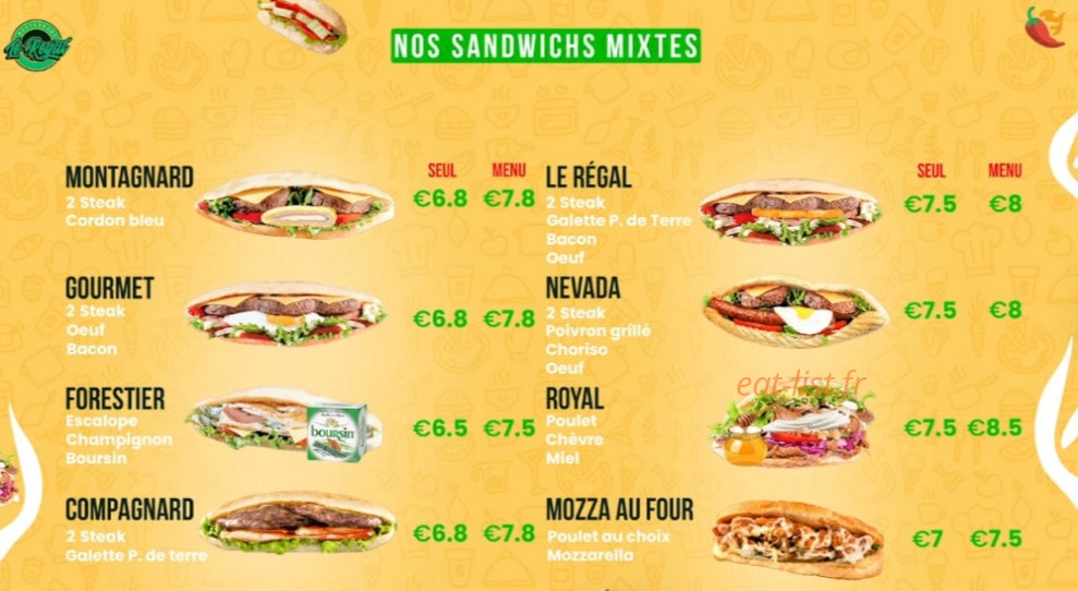 Le Regal — carte page 3