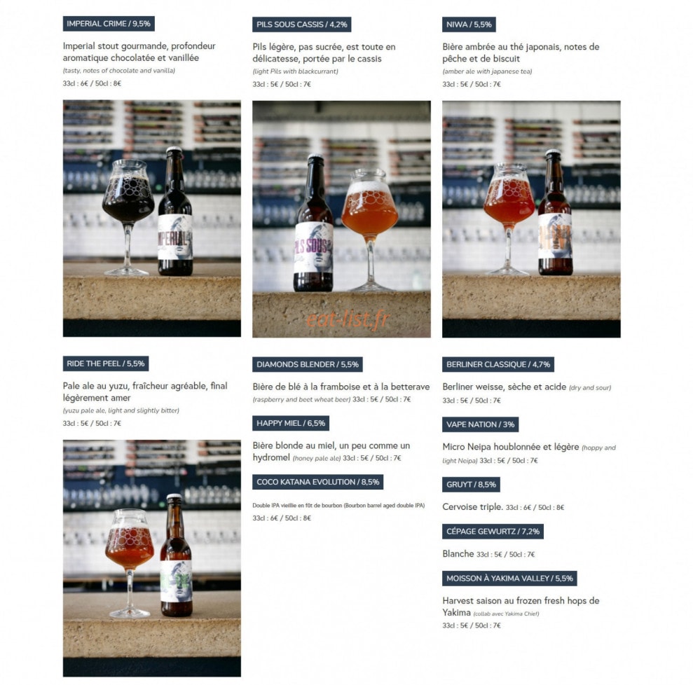 Le Shed — carte page 4