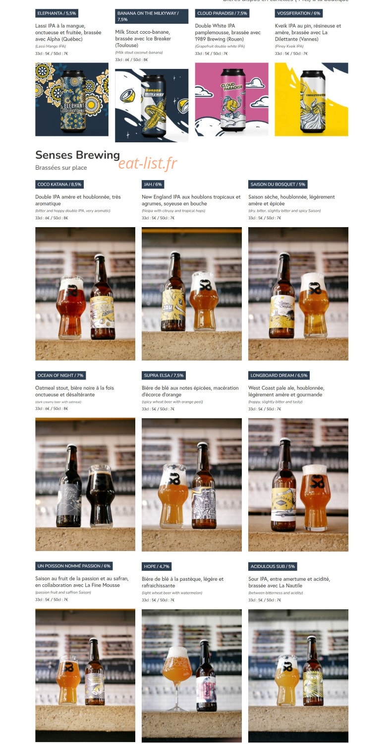Le Shed — carte page 3
