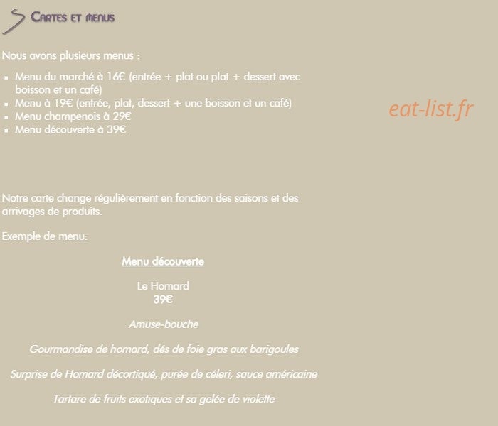Le Spark — carte page 2
