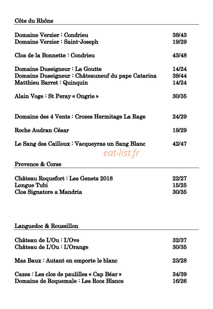 Les Coudes sur la Table — carte page 9