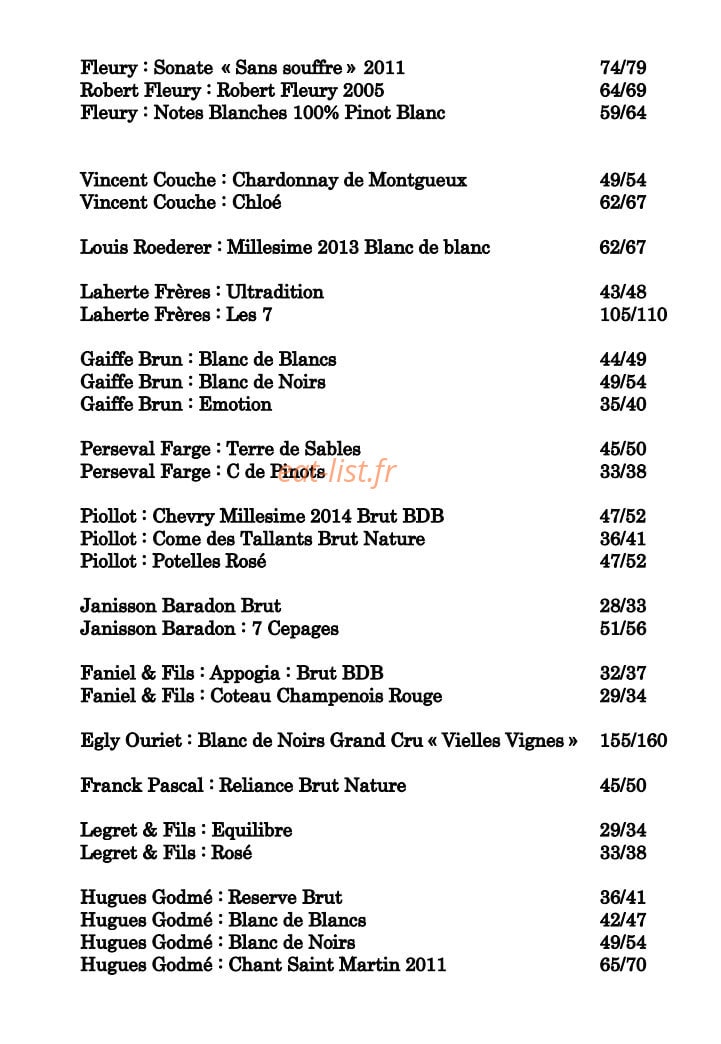 Les Coudes sur la Table — carte page 5