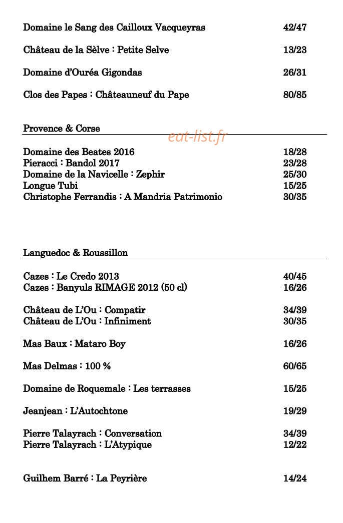 Les Coudes sur la Table — carte page 15